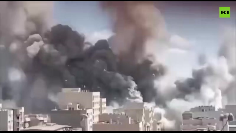 BREAKING VIDEO- HUGE STRIKES ON IRAN 