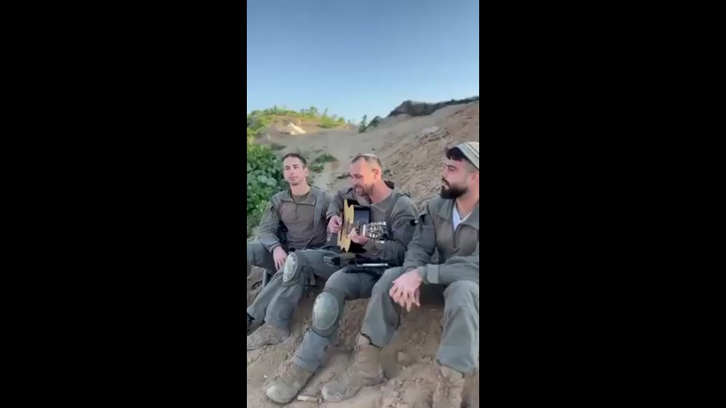 VIDEO:IDF soldiers singing before Shabbos 