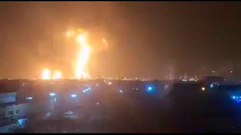 BREAKING VIDEO: ISRAEL STRIKES IRANIAN OIL FACILITIES