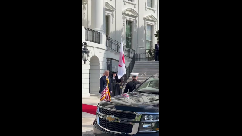 BREAKING: TRUMP WELCOMES JAPAN’S PM TAKAICHI TO THE WHITE HOUSE