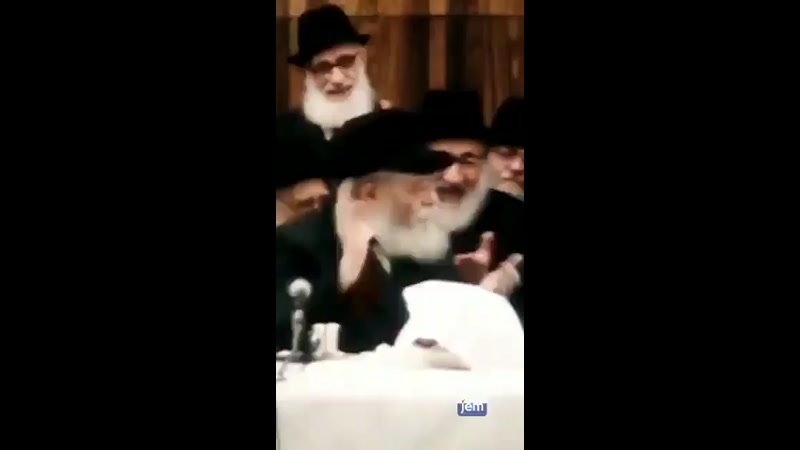 The Rebbe dances with thousands of his Hasidim in his study hall, Purim 5742 (1982)