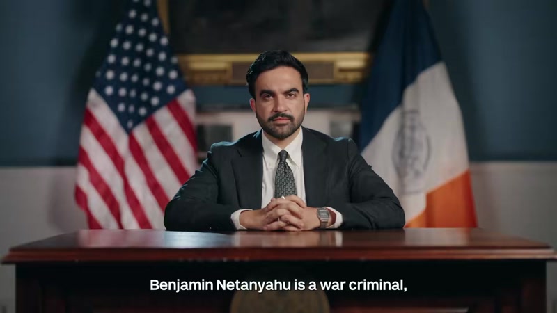BREAKING VIDEO: NYC MAYOR MAMDANI: ‘NETANYAHU IS NOT WELCOME IN NYC’