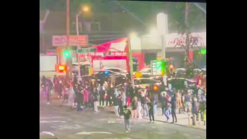 BREAKING: COMPLETE CHAOS UNFOLDED IN NYC LAST NIGHT AFTER MASKED ISLAMISTS LIT FIRES AND RIOTED, WHILE WAVING PALESTINIAN FLAGS.